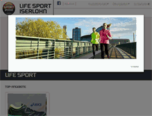 Tablet Screenshot of life-sport-iserlohn.de